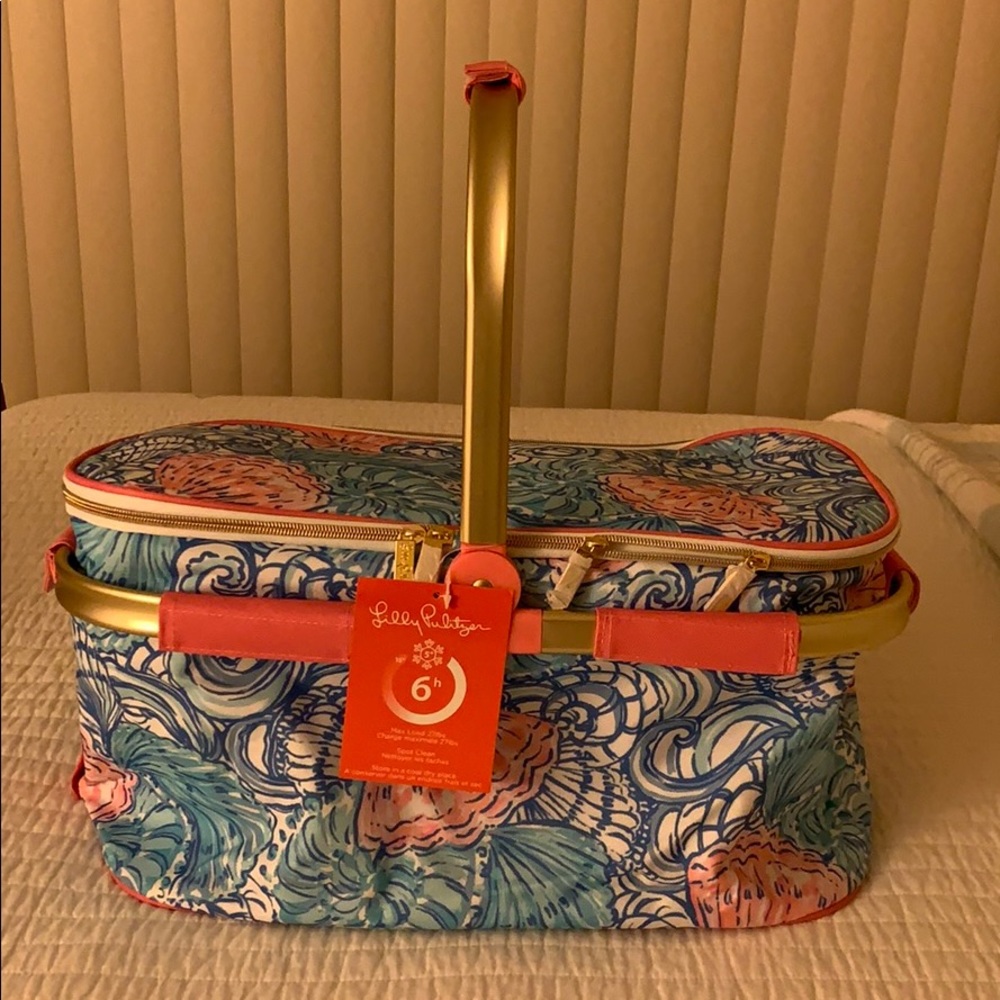 NWT Lilly Pulitzer Collapsible Cooler Basket